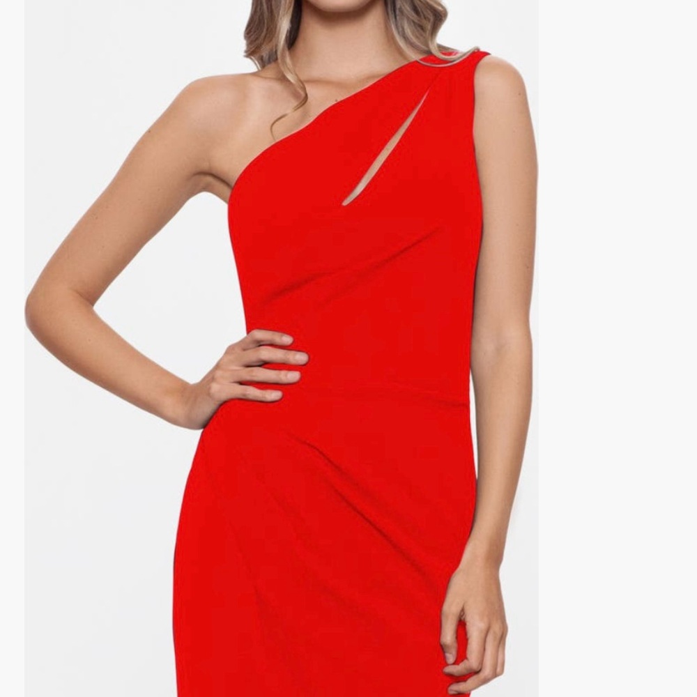 Betsy & Adam Cutout one-shoulder gown NORDSTROM